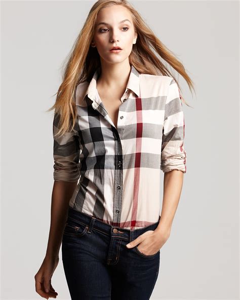 burberry brit tops|Burberry shirts for ladies.